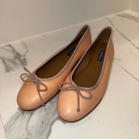 New Margaux NY Ballet Pink Nappa Leather Ballet Flats in size 40M - Picture 4 of 11